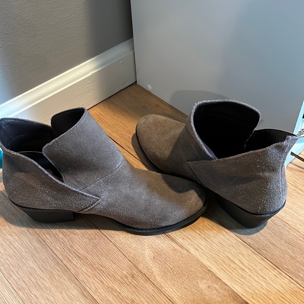 Suede booties
